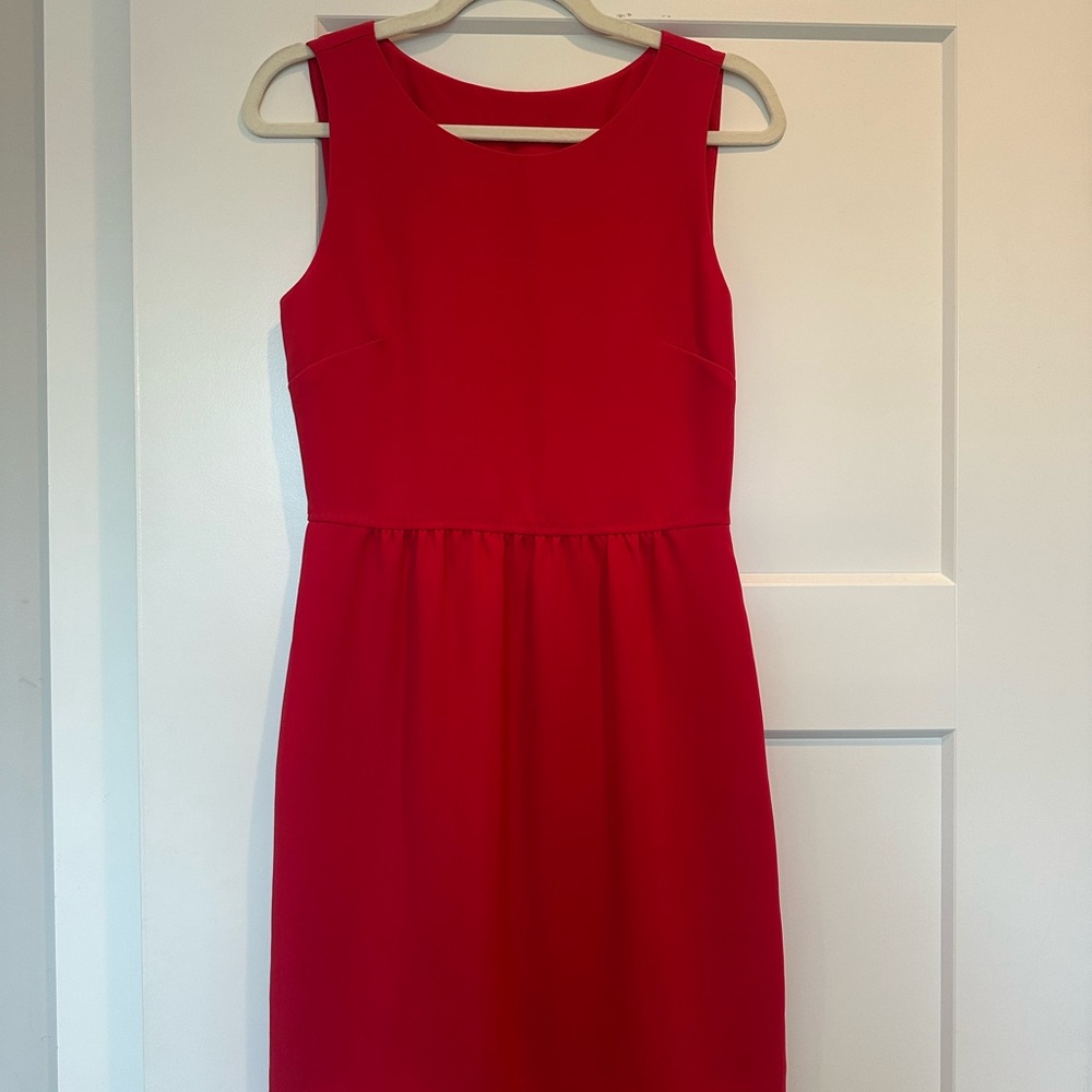Women’s Classic Dark Pink Sleeveless Dress
